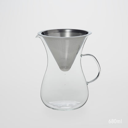 Heat-resistant Pour Over Coffee Percolator & Filter Set